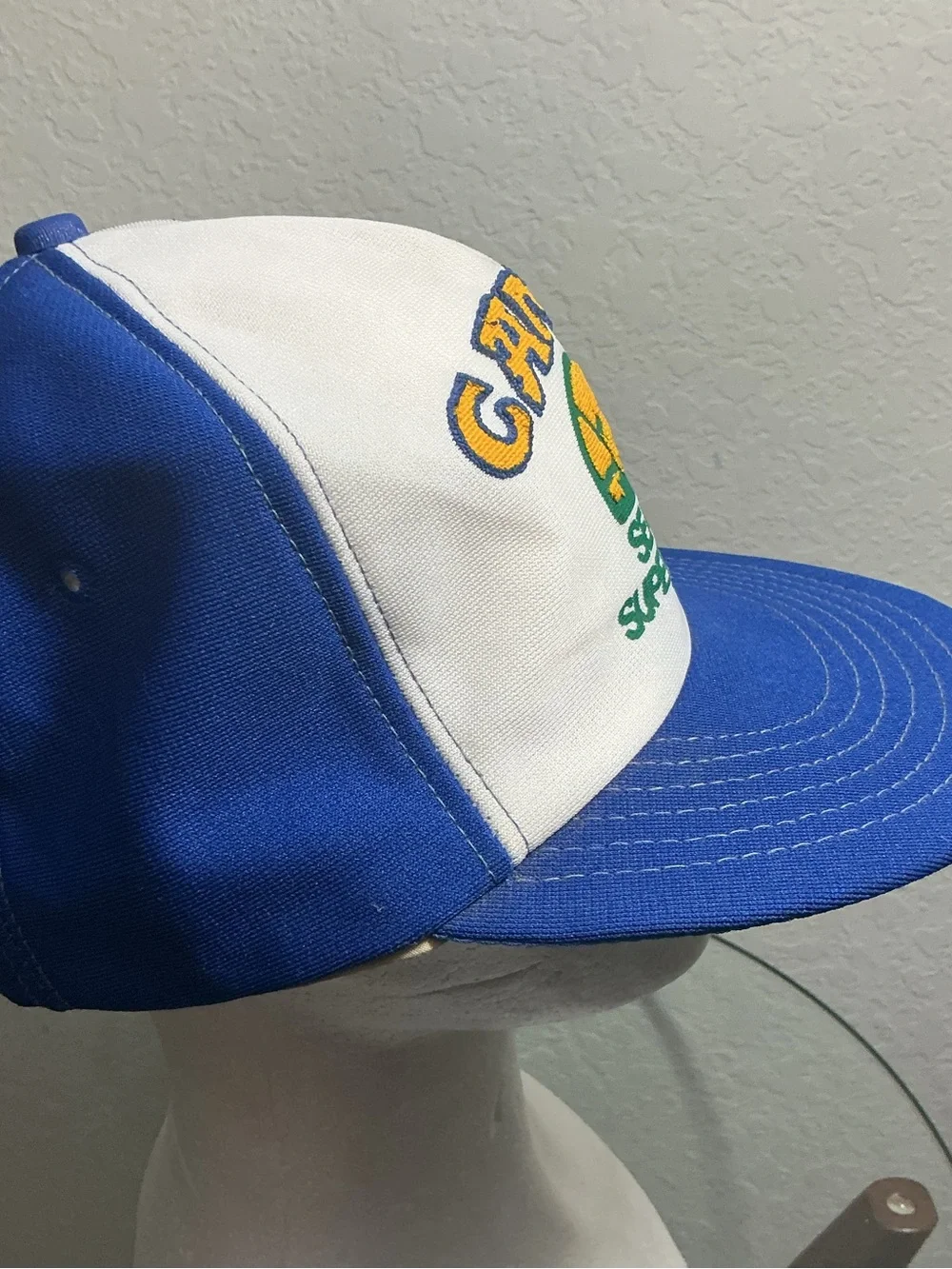 🚬 Vintage Camel Seattle SuperSonics Snapback Hat Blue White Trucker Cap